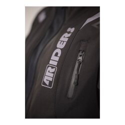 4Riders Alice Pro Korumalı Softshell Kadın Motosiklet Montu Siyah - 5