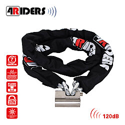 4Riders Bull Pro 10x200cm Kesilmez Zincir Alarmlı Kilit (10mm) - 4Riders (1)