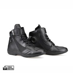 4Riders City Yazlık Korumalı Motosiklet Botu Siyah - 4Riders