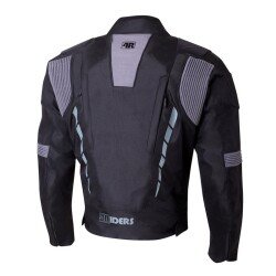 4Riders Gama CE Sertifikalı Korumalı Motosiklet Montu Siyah - 2