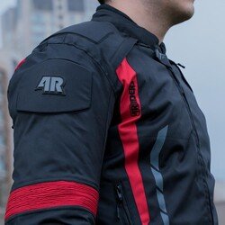 4Riders Gama CE Sertifikalı Korumalı Motosiklet Montu Kırmızı - 12