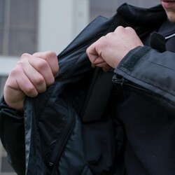 4Riders Gama CE Sertifikalı Korumalı Motosiklet Montu Mavi - 13