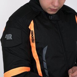 4Riders Gama CE Sertifikalı Korumalı Motosiklet Montu Oranj - 5