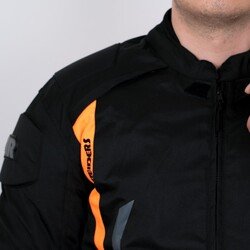 4Riders Gama CE Sertifikalı Korumalı Motosiklet Montu Oranj - 7