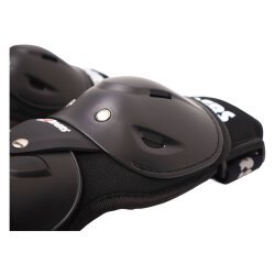 4Riders Lüx Diz ve Dirsek Koruma Seti (4lü takım) Siyah - 5