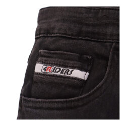 4Riders Patrol Cordura Denim Korumalı Kadın Motosiklet Kot Pantolonu Antrasit - 3