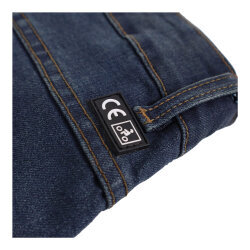 4Riders Patrol Cordura Denim Korumalı Motosiklet Kot Pantolonu Mavi - 5