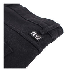 4Riders Patrol Cordura Denim Korumalı Motosiklet Kot Pantolonu Siyah - 4