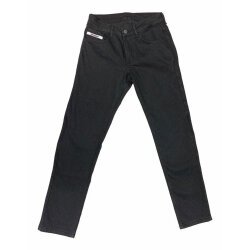 4Riders Ranger CE Sertifikalı Cordura Denim Korumalı Kadın Motosiklet Kot Pantolonu Siyah - 4Riders