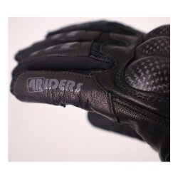 4Riders Roma Evo Korumalı Motosiklet Eldiveni Siyah - 6