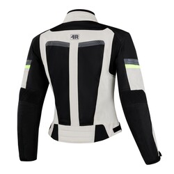 4Riders Valencia Yazlık CE Sertifikalı Korumalı Kadın Motosiklet Montu Gri - 2