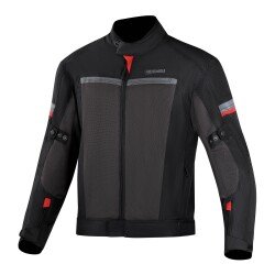 4Riders Valencia Yazlık CE Sertifikalı Korumalı Kadın Motosiklet Montu Siyah - 4Riders