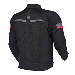 4Riders Valencia Yazlık CE Sertifikalı Korumalı Motosiklet Montu Siyah - 2
