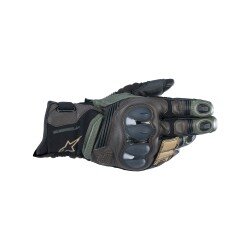 Alpinestars Belize V2 Drystar Korumalı Motosiklet Eldiveni Kahverengi - Alpinestars