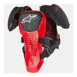 Alpinestars A-5 S V2 Genç Üst Gövde Koruma Siyah / Beyaz / Kırmızı - Alpinestars (1)