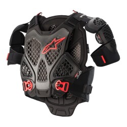 Alpinestars A-6 Üst Gövde Koruma Siyah / Kırmızı - 1