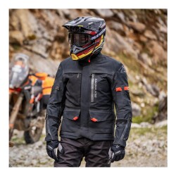 Alpinestars Altamira GTX Korumalı Motosiklet Montu Siyah / Kırmızı - 3