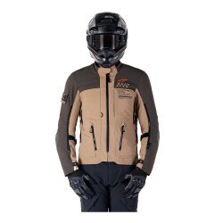 GARAJJ Alpinestars AMT-8 Stretch Drystar XF Korumalı Motosiklet Montu Kahverengi / Haki - 3