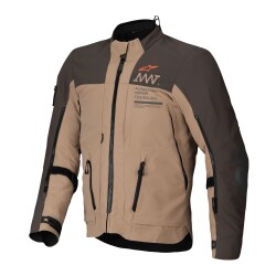 Alpinestars AMT-8 Stretch Drystar XF Korumalı Motosiklet Montu Kahverengi / Haki - 1