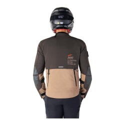 Alpinestars AMT-8 Stretch Drystar XF Korumalı Motosiklet Montu Kahverengi / Haki - 5