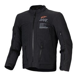 GARAJJ Alpinestars AMT-8 Stretch Drystar XF Korumalı Motosiklet Montu Siyah - Alpinestars