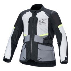 Alpinestars Andes Air Drystar Korumalı Motosiklet Montu Siyah / Gri - Alpinestars