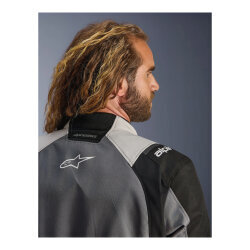 Alpinestars Andes V4 Korumalı Motosiklet Montu Gri / Siyah / Sarı - 10