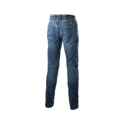 Alpinestars Argon Slim Fit Denim Korumalı Motosiklet Pantolonu Mavi - 2