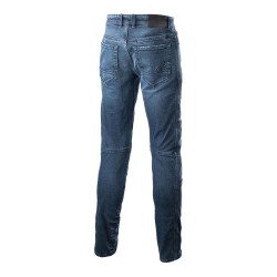 Alpinestars Argon Slim Fit Denim Korumalı Motosiklet Pantolonu Mavi - 2