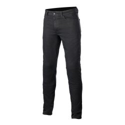 Alpinestars Argon Slim Fit Denim Korumalı Motosiklet Pantolonu Siyah - Alpinestars