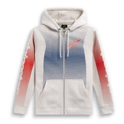 Alpinestars Arising Hoodie Kapüşonlu Sweatshirt Beyaz / Mavi / Kırmızı - Alpinestars