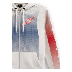 Alpinestars Arising Hoodie Kapüşonlu Sweatshirt Beyaz / Mavi / Kırmızı - 3