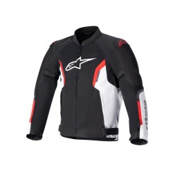 Alpinestars AST V2 Air Yazlık Korumalı Motosiklet Montu Siyah / Beyaz / Kırmızı 