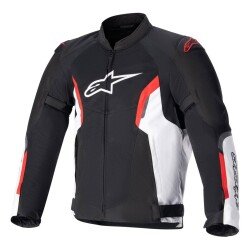 Alpinestars AST V2 Air Yazlık Korumalı Motosiklet Montu Siyah / Beyaz / Kırmızı - Alpinestars