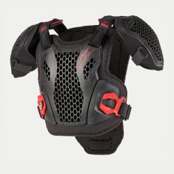 Alpinestars Bionic Action Genç/Çocuk Üst Koruma Siyah / Beyaz / Kırmızı - 1