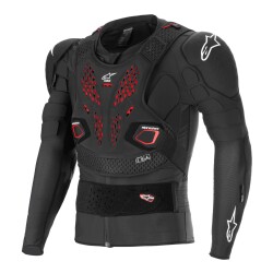 Alpinestars Bionic Pro V3 Plasma Body Armor (Tam gövde Koruma) Siyah / Kırmızı / Beyaz - 1