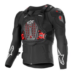 Alpinestars Bionic XTR Plasma Body Armour (Tam Gövde Koruma) Siyah / Beyaz / Kırmızı - 1