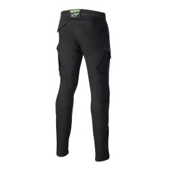 GARAJJ Alpinestars Caliber Slim Fit Denim Korumalı Motosiklet Pantolonu Siyah - 2