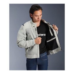 Alpinestars Circal-1 Air Korumalı Motosiklet Montu Gri / Mavi - 4