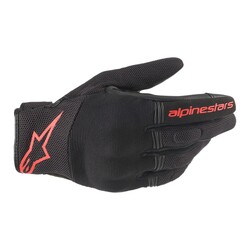 Alpinestars Copper Korumalı Motosiklet Eldiveni Siyah / Kırmızı - 1