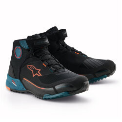 Alpinestars CR-X DryStar Korumalı Motosiklet Botu Siyah / Mavi / Oranj - 1