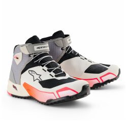 Alpinestars CR-X DS Korumalı Kadın Motosiklet Botu Beyaz / Siyah / Kırmızı - Alpinestars