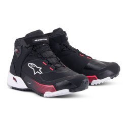 Alpinestars CR-X DS Korumalı Kadın Motosiklet Botu Siyah / Beyaz / Kırmızı - Alpinestars