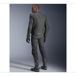 Alpinestars Dusk Airflow Korumalı Deri Motosiklet Montu Siyah / Siyah - 5