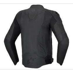 Alpinestars Dusk Airflow Korumalı Deri Motosiklet Montu Siyah / Siyah - Alpinestars (1)