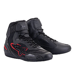 Alpinestars Faster-3 ブラック 8.5 Alpinestars Faster-3 Rideknit Korumalı Motosiklet Botu Siyah