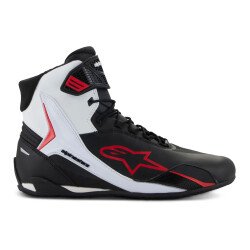 Alpinestars Faster-4 Korumalı Motosiklet Botu Siyah / Beyaz / Kırmızı - 3