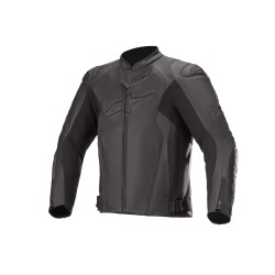 Alpinestars Faster V2 Airflow Deri Korumalı Motosiklet Montu Siyah 