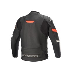 Alpinestars Faster V2 Airflow Deri Korumalı Motosiklet Montu Siyah / Kırmızı - 2