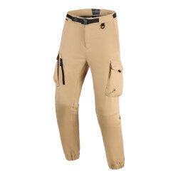 Alpinestars Flex-Ast Cargo Korumalı Motosiklet Pantolonu (Kısa Bacak) Krem - Alpinestars